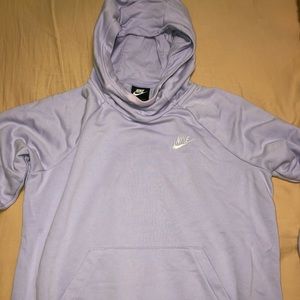 PURPLE NIKE TURTLE NECK HOODIE💜